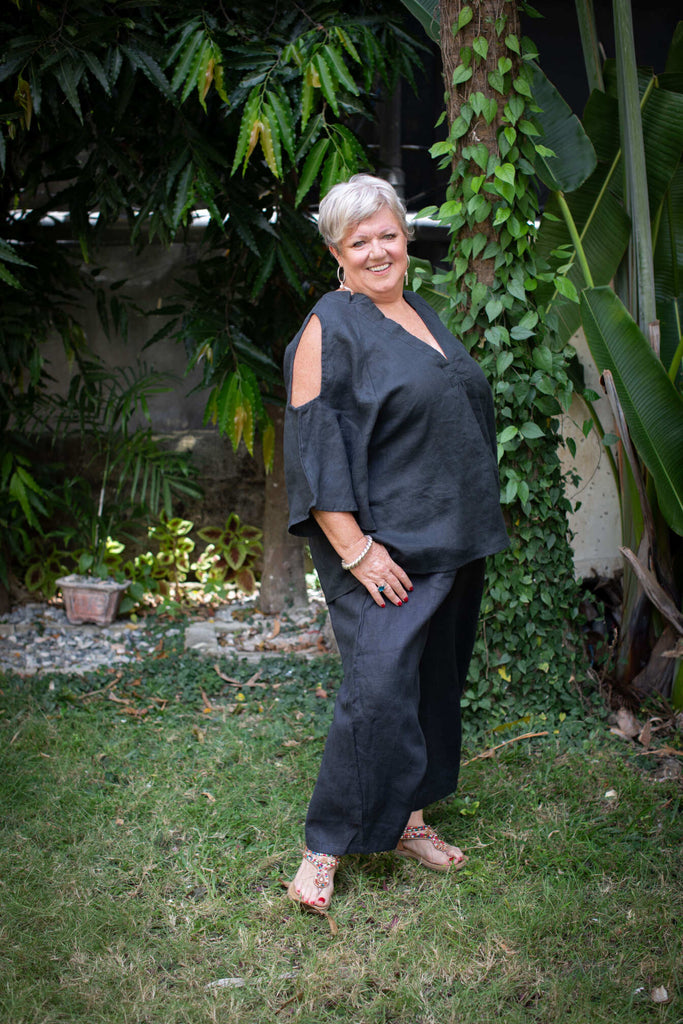 Taleeta - Tops - Breezy Boho Linen Top - size XXL