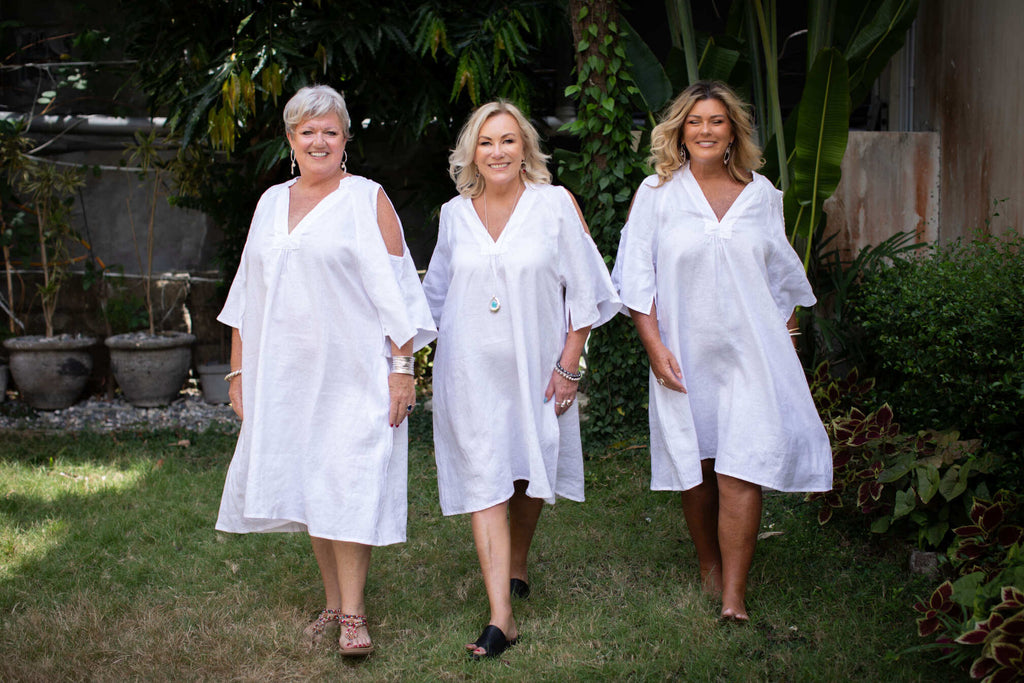 Taleeta - Dresses - Boho Breeze - White - all sizes