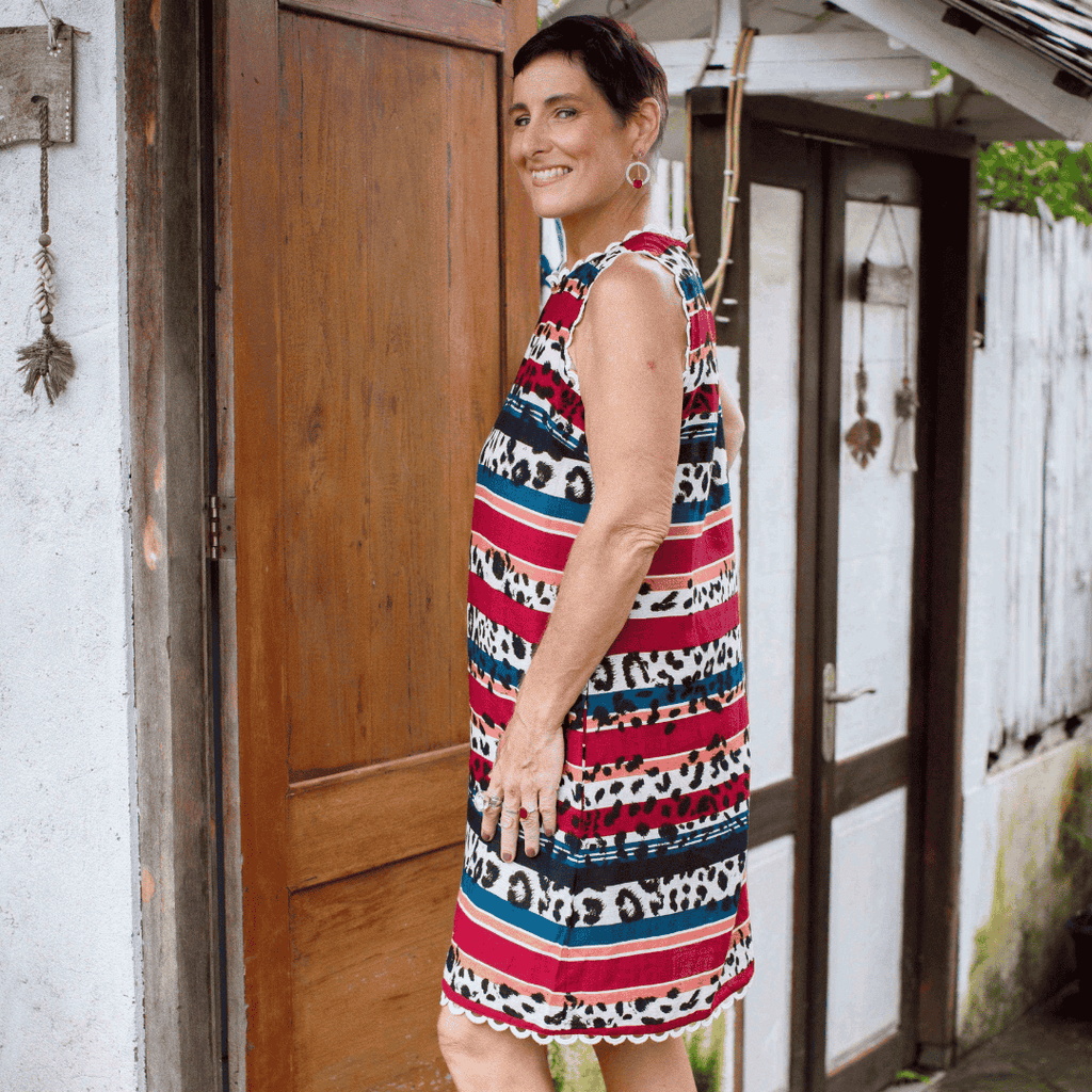 side view Urban Jungle Dress - Taleeta