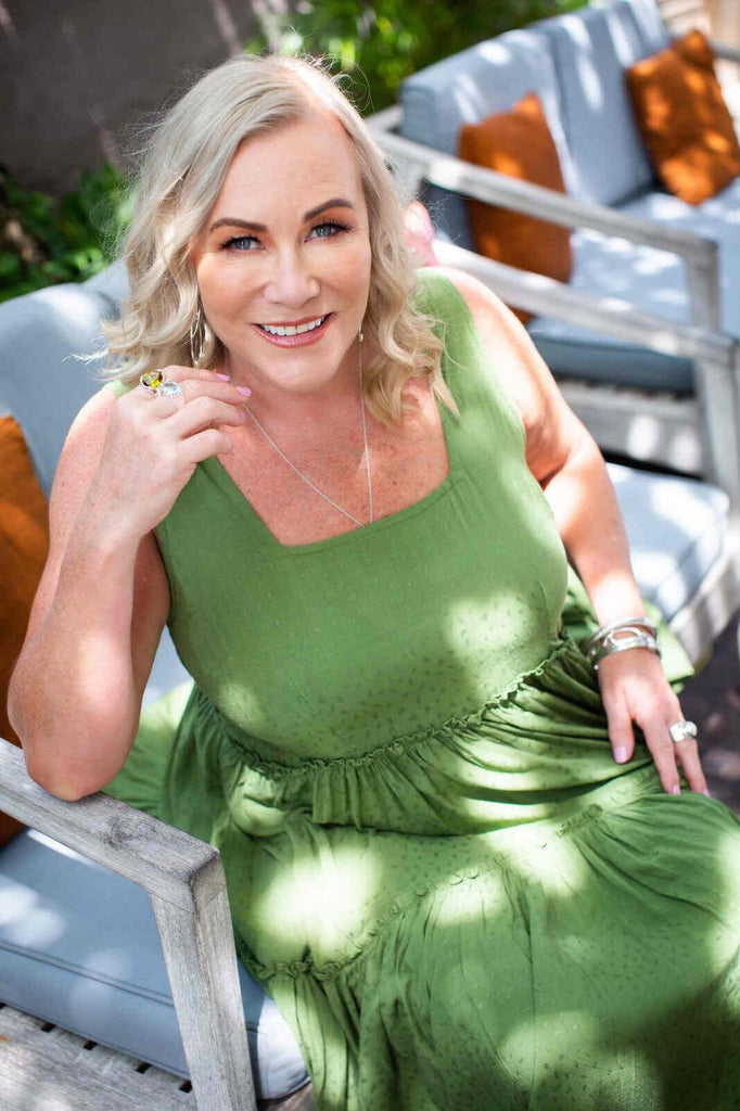 Taleeta - Dress - Bamboo - Leaf Green